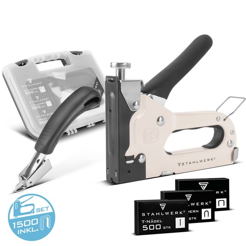Stahlwerk handtacker set - handtacker, mit