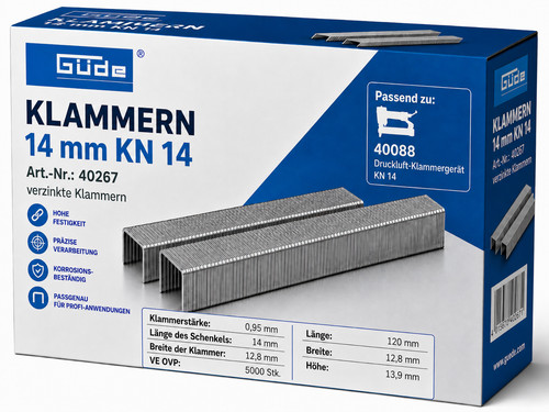 Güde tacker klammern x - klammern,
