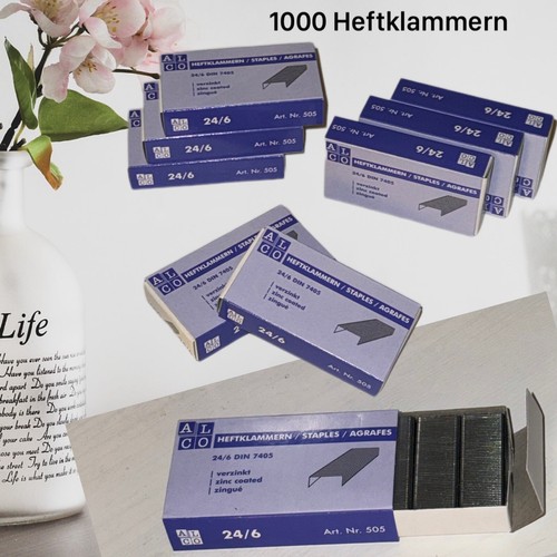 Heftklammern 1000 stück - 24/6,