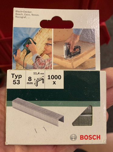 1000x bosch tackerklammern - tackerklammern, typ